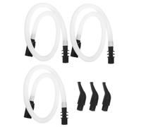 HONITANO Juego de 3 Tubos Flexibles de Plástico con Boquilla Reemplazable para Pianica Melódica Accesorios Ergonómicos para Principiantes y Estudiantes Diseño Portátil y Cómodo para