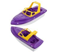 HONITANO Juguetes de Baño para Pequeños 1-3 Años, Set 2 Piezas Barcos de Plástico Coloridos, Juguetes de Bañera Seguros y Resistentes para Diversión en Piscina y Ducha