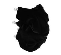 HONITANO Jumbo Coleteros Elásticos de Terciopelo Suave para Mujer con Colgante de Accesorios Versátiles para Cabello Grueso y Peinados Bajos Estilo Coreano