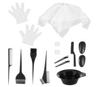 HONITANO Kit de 11 Piezas para Teñir el Cabello Guantes Desechables Recipiente para Tinte Resistente al Calor y Herramientas Antiestáticas Adecuado para Salones de Belleza y Uso