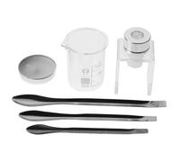 HONITANO Kit De Reparación De Lápiz Labial Con Molde De Silicona Vaso Graduado y Cera Para Hacer Lápiz Labial Para Principiantes y