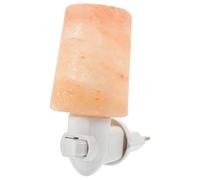 HONITANO Lámpara de Pared de Sal Cristalina Enchufable Luz Incandescente Monocromática Lámpara de Mesa Pequeña para Ambiente Nocturno Dormitorios y Baños Voltaje Ac220