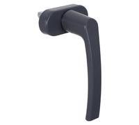 HONITANO Manija de Ventana de Aleación de Aluminio Gris, para Apertura Interior, Pestillo Corredizo, Herraje para Puertas y Ventanas, Repuesto Funcional y Duradero para Mejoras del Hogar