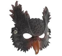 HONITANO Máscara de Búho para Carnaval y Cosplay Accesorio Ligero y Transpirable Banda Elástica Máscara Decorativa para Fiesta de Disfraces y Halloween para Fotos Talla Color Aleatorio