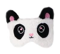 HONITANO Máscara para Dormir Opaca con Diseño de Panda de Ojos y Ligera para Mujeres y Niñas Antifaz de Peluche para Bloqueo de Luz y Cómodo
