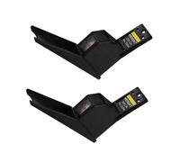 HONITANO Medidor de Altura Retráctil para Pared, Regla Métrica 2m Negro, para Niños y Adultos, Dispositivo de Medición Compacto de Metal, Adecuado para Hogar, Escuela y Hospital, 2