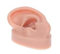 HONITANO Modelo de Oreja de Silicona Suave Reutilizable para Práctica de Perforación Forma Realista y para Joyerías y Enseñanza Médica Izquierda