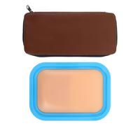 HONITANO Modelo de Práctica de Acupuntura de Silicona Flexible para Principiantes con Bolsa de Almacenamiento Herramienta Educativa Ligera y Portátil para Entrenamiento Medicina