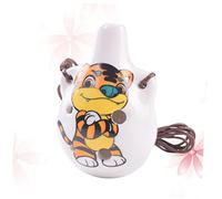 HONITANO Ocarina Portátil Animal Tigre Instrumento Musical Ergonómico para Principiantes y Profesionales Fácil de Aprender y Transportar Decoración para Escritorio