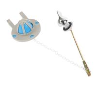 HONITANO Palanca De Descarga Del Inodoro y Manija Del Tanque Duradera, Ajustable, Compatible Con Tanque Estándar, Repuesto 2 Piezas Para Reparación y Ahorro De Agua En Baño