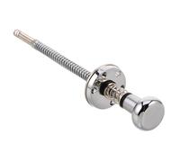 HONITANO Palanca Lanzadora de Bolas de Pinball Resorte, Varilla Metálica de 20 Cm, Cabeza de Hongo Plateada, Accesorio para Máquinas Arcade y Juegos de Mesa, Repuesto para Mini Pinball