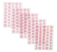 HONITANO Parches para Granos en Forma de Estrella 5 Unidades Adhesivos Portátiles Rojos Invisibles Compatibles Maquillaje Reducción de Manchas Oscuras y Cicatrices para Cuidado Facial