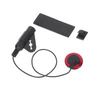 HONITANO Pastilla para Guitarra Acústica y Ukelele Piezoeléctrica Recogida de Plástico Tamaño Compacto Color Rojo Xt-20 Accesorio Práctico para Amplificar Sonido en Música Folk y