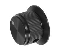 HONITANO Perilla de Volumen para Guitarra de Aluminio Tapón de Potenciómetro Redondo Compatible con Ejes Estándar Control y Estable para Amplificadores Accesorio de Repuesto