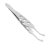 HONITANO Pinzas Diseño Ergonómico de Masaje de Acero Inoxidable para Párpados Portátiles y Ligeras para Salones de Belleza y Uso en Casa