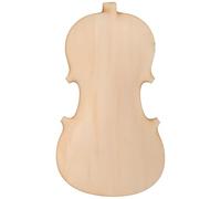 HONITANO Placa trasera para violín 4/4 (hazlo tú mismo) - Panel trasero de madera sin acabado para violín - Accesorio para la fabricación de instrumentos de cuerda para luthieres, reparación de
