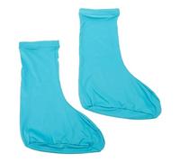 HONITANO Polainas Impermeables de Tubo Alto para Senderismo Azul Talla L, Cubrezapatillas Resistentes Arena y Suciedad, Polainas Ligeras para Montañismo, Camping y Actividades al Aire Libre