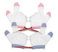 HONITANO Protectores Para Chupar Dedos Niño, Anti Succión Para Pulgar, Talla L, Tejido Transpirable y Ajustable, Ideales Para Recién Nacidos y Niños Pequeños, Set 2 Pares