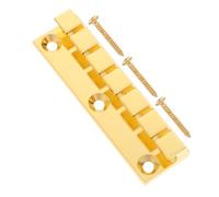 HONITANO Puente de Guitarra Eléctrica Metálico Rígido para Cuerdas Sillín Resistente de Carga Superior Reemplazo Duradero para Mejorar Sonido y Sustain