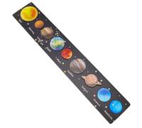HONITANO Puzzle Educativo Sistema Solar de Madera para Juguete Cognitivo de Ocho Planetas para Emparejar Regalo de Cumpleaños para Preescolar y Desarrollo Práctico