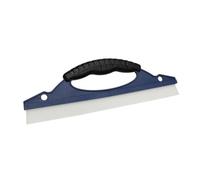 HONITANO Rasqueta para Coche Limpiacristales Azul con Mango Curvado Ergonómico Limpiador de Vidrio y Ventanas Herramienta Rápida para Secado y Limpieza Suave sin Dañar Superficies