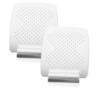 HONITANO Reposapiés De Silla De Ruedas De Aluminio 2 Piezas, Pedal Antideslizante Resistente De 7 Pulgadas, Soporte Seguro Para Personas Mayores, Accesorio Para Movilidad y Uso Doméstico