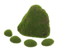 HONITANO Roca de Musgo Artificial Realista de Espuma con Textura Fina y Forma de Piedra para decoración de jardín y Micro Paisaje