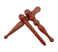 HONITANO Rodillo de Masaje de Madera para Contornear y Reducción de Tensión, Herramienta Terapéutica Corporal de Madera, Kit 3 Piezas