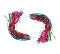 HONITANO Serpentinas para Manillar de Bicicleta Infantil y Patinete, Nylon Brillante Borlas Coloridas Que Vuelan y Bailan Viento, Accesorios