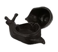 HONITANO Soporte de Llaves Diseño de Caracol de Hierro Caja de Almacenamiento Decorativa para Escritorio y Jardín Ocultador de Claves Accesorio Rústico
