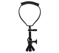 HONITANO Soporte de micrófono para el cuello - Soporte de micrófono ajustable con abrazadera para trucos de, músicos que cantan, actuaciones de guitarra acústica y presentaciones en el escenario