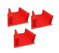 HONITANO Soporte de soldadura de silicona de 3 piezas, estación de soldadura Helping Hands, soporte de abrazadera de con 5 ranuras y base magnética para cables de varios tamaños.