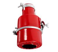 HONITANO Supresor de Chispas para Tubo de Escape de Automóvil Activación Rápida, Acero Resistente y Diseño Rojo, Adecuado para Prevención de Incendios en Vehículos