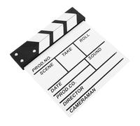 HONITANO Tablero de Claqueta de Madera Blanca para Escena de Acción Película Educación Creativa Adultos Cine