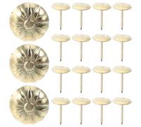 HONITANO Tachuelas Decorativas para Tapicería 200 Unidades, Clavos de Hierro 11x16 Mm, Estilo Antiguo Amarillo, Accesorio para Muebles, Reparación y Decoración de Sofás y Puertas