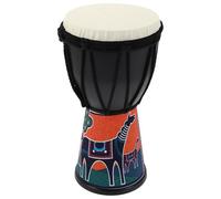 HONITANO Tambor de Mano: Tambor Djembé Africano de Mano - Instrumento de Percusión de Piel de Cabra de 4 Pulgadas para Fiestas de Educación Musical Temprana, Actividades de Juego Musical