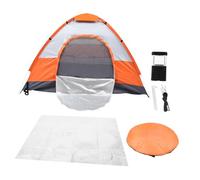HONITANO Tienda de Playa Portátil para Personas Resistente al Sol con Ventilación Plegable y Ligera con Bolsa de Transporte Estacas y Cuerdas Antiviento para Camping y Actividades