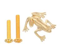 HONITANO Tirador de Latón Forma de Rana para Armarios Diseño Divertido para Dormitorios Salones y Oficinas Herrajes Decorativos Originales para Muebles