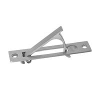 HONITANO Tirador de Puerta Corrediza Oculto de Acero Inoxidable Cepillado Tirador de Dedo Empotrado Resorte para Puertas de Bolsillo Herraje al Ras para Montaje Lateral Uso para Armarios