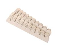 HONITANO Tiras de madera para bricolaje borde festoneado 12 piezas, material natural, uso versátil en estantes, armarios, puertas y ventanas, decoración del hogar