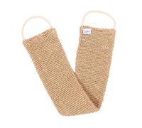 HONITANO Toalla de Baño Exfoliante de Yute y Ramio Marrón, Cinturón para Ducha Que Elimina Piel Muerta, Adecuado para Exfoliar la Espalda Material Natural