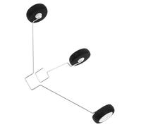 HONITANO Tren de Aterrizaje para Avión RC Ligero Kit de Engranaje Principal Compatible Piezas de Repuesto Ruedas para Sistema de Tren de Aterrizaje Accesorio para Vuelo Estable y