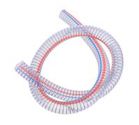 HONITANO Tubo Flexible de PVC con Acero Espiral Reforzado para Desagüe y Transferencia de Combustible Transparente Fácil Instalación y Rápida Evacuación para Lavado y Drenaje Doméstico