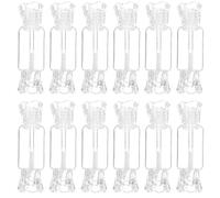 HONITANO Tubos Brillo Labial Transparentes 12 Piezas Tamaño Portátil para Esmalte de Labios Casero y Tinte Labios Accesorios Maquillaje para DIY Viaje