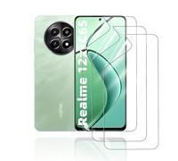 HonJenSeoa Protector de pantalla de película de hidrogel para Realme 12x/C65 5G, 3 Piezas película protectora de TPU suave transparente HD Curva 3D de Cobertura Completa Sin Burbujas