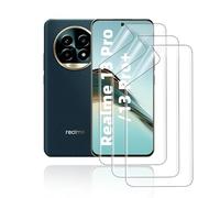 HonJenSeoa Protector de pantalla de película de hidrogel para Realme 13 Pro/13 Pro+, 3 Piezas película protectora de TPU suave transparente HD Curva 3D de Cobertura Completa Sin Burbujas