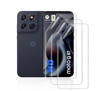 HonJenSeoa Protector de Pantalla Hidrogel para Motorola Moto G87, 3 Piezas | HD transparente, tacto preciso, antiarañazos, huella dactilar, reconocimiento facial, autorreparable, compatible con funda