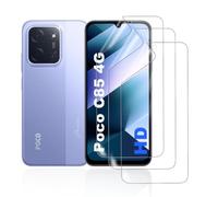 HonJenSeoa Protector de Pantalla Hidrogel para Xiaomi Poco C85 4G, 3 Piezas | HD transparente, tacto preciso, antiarañazos, huella dactilar, reconocimiento facial, autorreparable, compatible con funda