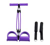 HonJiekomy Bandas de Resistencia Que Tienen Pedales - Correa Tensor de 3 Tubos,Bandas elásticas con asa para Ejercicio físico | para Hacer Fitness Pilates Gimnasio en casa y Tus Abdominales