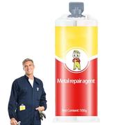 HonJiekomy Pegamento reparador de metales | Secado Rápido Impermeable Termorresistente - Pegamento Reparador Multiusos | Apto para, Roscar, Taladrar y Pulir, Vidrio, Cerámica, Acero Inoxidable y